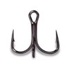 Mustad UltraPoint KVD Elite Series Triple Grip Treble Hook with 1 Extra Strong/2 Extra Short Hooks (Pack of 6), Black Nickel, 6
