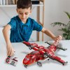 RiceBlock City Fire Rescue Plane Building Sets, Suitble for Kids and Fans of Firefighter Toys, Fun Birthday Idea for Boys and Girls Ages 6+, Compatible with Lego (691pcs)