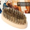 Hair Dough Beard Brush & Comb, Scissors Set for Men, Set Includes Soft Boar Bristle Brush, Bamboo Wide Tooth Comb, and Mustache Trimming Scissors, Straighten & Soften Your Beard