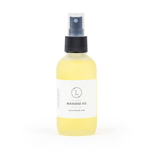 Eucalyptus Massage Oil, Moisturizing Nourishing and Reviving Massage Oil for Silky Skin, 4 oz Pampering Body Oil for Men, Women, Natural, Vegan and Non GMO, Premium Oils Handmade by Lizush.