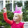 PMU Plush Bunny Top Hat Headband Pkg/1