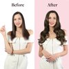 MAXITA Clip in Hair Extensions Real Human Hair, 120g 7pcs Balayage Dark Brown Mixed Chestnut Brown 18 Inch, Human Hair Extensions Straight Hair Extensions Clip in Human Hair