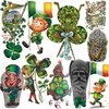 SOOVSY 70 Sheets St. Patrick's Day Temporary Tattoos for Aldult, Clover Fake Tattoos Face Body Tattoos Stickers for St. Patrick's Day Party favors Supplies Apparel Accessories for Men Women Kids
