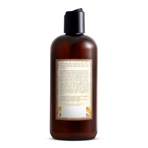 Just Nutritive Psoriasis Soften Hair Shampoo | Natural Shampoo for Scalp Concerns | Sulfate Free Shampoo for Men and Women | Scalp Treatment for All Hair Types 16 Fl Oz