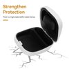 Hearing Aid Case,Waterproof Drop Resistance Storage Box Portable Protective Box for Storing Hearing Aids(White)