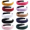 Fishinsea 10 Pack Knotted Wide Headbands for Women Girls Cute Fashion Head Wrap in Solid Color Non-slip Hair Accessories for Daily Festival Gifts
