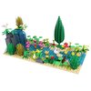 Sufeasdf Waterfalls Pools Zoo Building Block Set B, Farm Animal Building Toys, Bridge Piers, Pools, Trees, Ducks, Waterfalls, Compatible with Lego 853792 Accessory for Ages 6-12