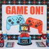 Level 9th Unlocked Cake Topper - Level 9th game Sign Theme Party Decorations 9th Birthday Level Up Cake Decorations for Video Game Themed Kids Boy Girl Party Supplies