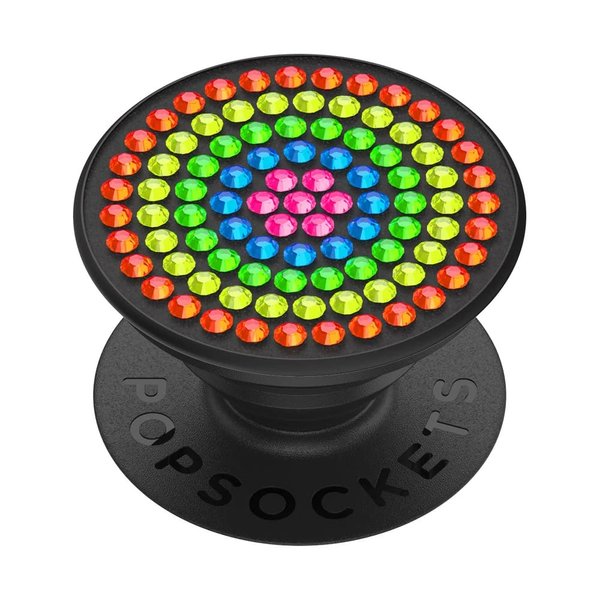 PopSockets Phone Grip with Expanding Kickstand, Neon Crystal Burst