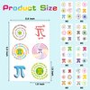 Haooryx 24 Pack Pi Day Tattoos Bulk Pi Symbol Temporary Tattoos Waterproof Lastingor Pi Day Stickers for Pi Day Present Theme Party Decorations School Classroom Student Math Class Favor Supplies