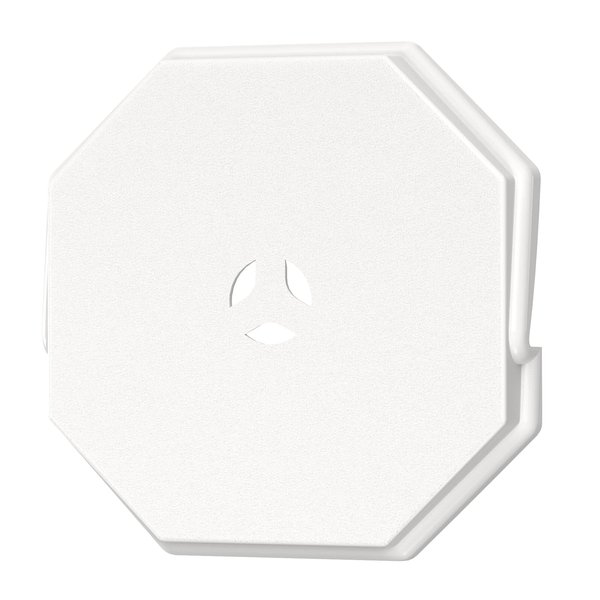 Vinyl Siding Mounting Blocks, Siding Mounting Kit, 130110006001 Octagon Mounting Block, Siding Mounting Plate for 1/2 inch Lap Double and 4 inch Height Siding, White