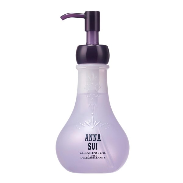 ANNA SUI Clearing Oil, Cleansing Oil, Makeup Remover to Cleanse and Melt Waterproof Makeup, Moisturizing, Double Cleanse, Botanical Oil, 6.7 Fl Oz