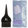 Blondor Multi Blonde Powder Lightener Blondor Bleach Powder 30 grams and M Hair Designs Tint Brush (Bundle)