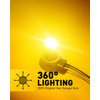 AUXITO 3157 LED Bulb Turn Signal Amber Yellow Super Bright, 3056 3156 4057 4157 LED Light for Blinker Turn Signal Lights, Brake Tail Lights, Side Marker Light, Parking Light, Pack of 2