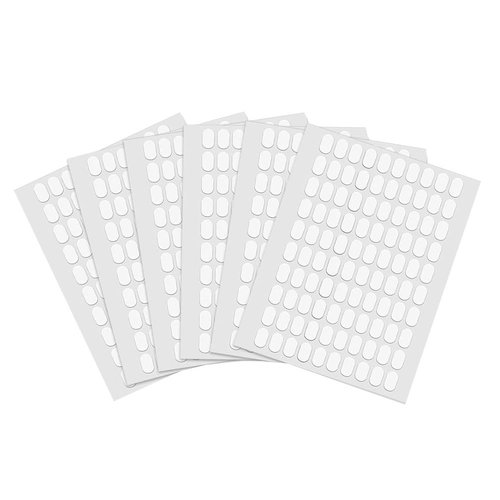 600 Pcs False Tip double sided Adhesive tapes, Pre-cut (13×8mm) Nail Display Strips for Nail Art Display Stand Practice Nail Holder and Nail Color Chart Display Book
