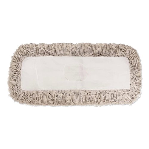 Boardwalk BWK1336 36 in. x 5 in. Industrial Hygrade Cotton Dust Mop Head - White