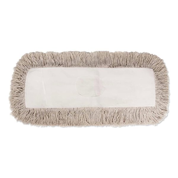 Boardwalk BWK1336 36 in. x 5 in. Industrial Hygrade Cotton Dust Mop Head - White