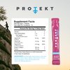 Protekt Healthy Energy Drink Packets - Sugar-Free, Keto and Paleo Friendly & Vitamin B12 Boosted - Mixed Berry Energy Drink Packets by Mark Healey, Pack of 10