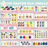 JOYIN 100 Pcs Prefilled Easter Eggs with Novelty Toys Premium for Easter Theme Party Favor, Easter Eggs Hunt, Easter Basket Stuffers Fillers, Classroom Supplies