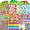 4000 Reusable Incentive Stickers, 100 Sheets Waterproof, Tear Resistant Reward Stickers-Remove Without Residue, Animals/Stars/Hearts Motivational Decals for Kids Teachers, Parents, Bottles, Laptops
