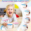 8 Pcs Tooth Stress Ball, Slow Rising Teeth Shape Stress Balls for Dental Office, Stress Ball Tooth Shaped for Kids Bulk Party Favors