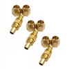 3Pcs 3/8 Air Hose Repair Kits,Brass 3/8 Air Hose Fittings Reusable Hose Splicers Repair Kit for 3/8-Inch ID Hose