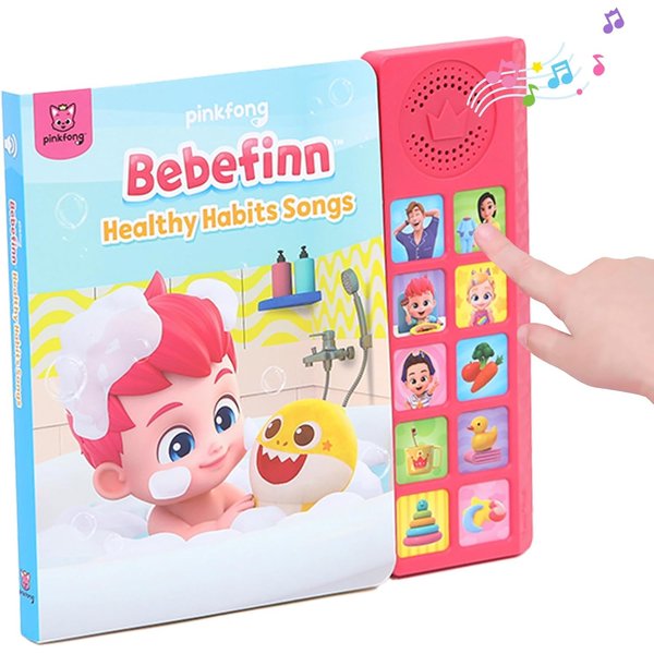 Pinkfong Bebefinn Healthy Habits Sound Book | Bebefinn Toys | Learning & Education Toys | Interactive Learning Books for Babies & Toddlers