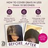 Root Touch Up Powder by Style Edit | Cover Up Hair Color for Grays and Roots | Light Brown Mineral Infused Binding Hairline Powder - 2 Pack