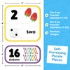 Momo & Nashi Number Puzzle Kindergarten Math Games - Number Matching Puzzle - Learning Numbers Puzzles Counting Toys for Toddlers Kids Ages 3-5 - Educational Toys Preschool Learning Activities