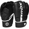 RDX MMA Gloves Grappling Sparring, Pre-Curved Mixed Martial Arts Mitts Men Women Boxing Gloves, Maya Hide Leather Kara Cage Fighting Workout, Combat Sports Training, Muay Thai, Punching Bag Kickboxing