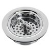 Mr. Scrappy 3.5" Sink Drain Assembly with Twist Lock Basket Strainer, Solid Brass, Polished Chrome