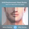 SH50/52 Replacement Head Blades Fit for Philips Series 5000 Electric Shavers, AquaTouch, PowerTouch, MultiPrecision Shaving Razor Heads Fit for Norelco 5210 5100 5590 PT730 AT830 Shavers, 6 Pack