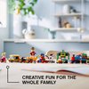 LEGO Classic Bricks and Wheels 11014 Building Kit, Includes a Toy Car, Train, Bus, Robot, Skateboarding Zebra, Race Car, Bunny in a Wheelchair, Pull-Along Duck and a Monkey on a Banana Skateboard
