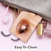 Makeup Practice Face Board FTOYIN, Silicone 3D Realistic Pad for Makeup Beginners and Professional Enthusiasts, Eyeshadow Eyeliner Eyebrow Lash mapping Realistic Face Skin Eye Make up Practice Model