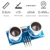 Smraza 5pcs Ultrasonic Module HC-SR04 Distance Sensor with 2pcs Mounting Bracket for Arduino R3 MEGA Mega2560 Duemilanove Nano Robot XBee ZigBee