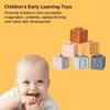 Learn It Bro Soft Silicone Building Blocks Montessori Toy for 6+ Months Baby (Grey Koala)