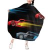 Feim-AO Speed Cars Barber Cape For Kids Salon Cape Hairdresser Apron Cloth Water Resistant Hairdressing Capes Hair Cutting Styling Barbers Tool Haircut Aprons 39x47 In