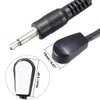Mlxkell IR Infrared Emitter Extension Cable 1.5m Long 45 Degree Emission Angle 3.5mm Jack Single Red Head 5pcs