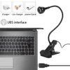 Brokimis Mini UV Lamp for Gel Nails, LED Curing Lamp with Flexible Gooseneck & Clamp, 3W, Portable Small Manicure Nail Dryer for Resin Curing Nail Art