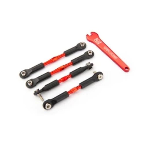 Traxxas 3741X Aluminum Turnbuckle Set for The Rustler and Stampede, 377-Pack