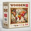 WOODEN.CITY Wooden Puzzle 1000 Pieces for Adults - Colorful Map - Made in EU