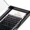 Eyelash Extensions 0.18 D Curl Natural Faux Mink Eyelash Extensions Individual Lashes Extension 10mm Tray Salon Use by EYEMEI