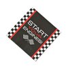 Fun Express 6.5" Race Car Checkered Flag Luncheon Napkins - Perfect for Racing Parties, Print Tableware, Fun Party Supplies, and Celebrations - 16 Pieces