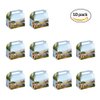 Hammont Paper Treat Boxes - (10 Pack) - Party Favors Treat Container Cookie Boxes Cute Designs Perfect for Parties and Celebrations 6.25" x 3.75" x 3.5" (Zoo)