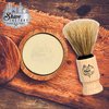The Shave Factory 100% Pure Boar Bristles Shaving Brush Medium - Beech Wood Handle, Engineered for the Best Shave of Your Life. Safety Razor, Double Edge Razor, Straight Razor, Shaving Razor