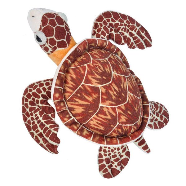 Wild Republic Hawksbill Sea Turtle Plush, Stuffed Animal, Plush Toy, Gifts for Kids, Cuddlekins,12 Inches