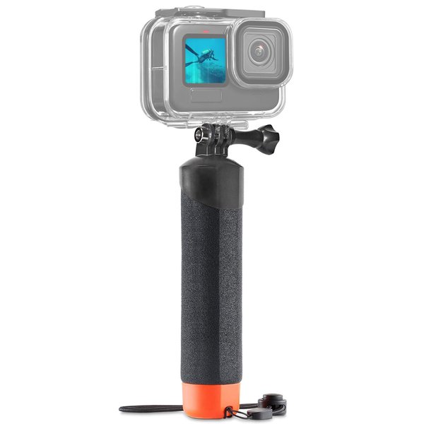 FitStill Waterproof Monopod Floating Hand Grip for Go Pro Hero 12/11/10/9/8/7/6/5/4/3 Session DJI Osmo and Other Action Cameras.Snorkeling Underwater Diving Pole Stick