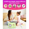 Mini Karaoke Machine with 2 Wireless Microphones,Portable Bluetooth Karaoke Machine for Kids Toys Gifts Boys Girls 3 4 5 6 7 8 9 10 11 12+ Years Old Home Party Birthday Karaoke Fun Set-Green