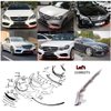 CNUPSM Front Bumper Chrome Trim Molding LH Driver Side A2128852774 Compatible With 2014-2016 Mercedes Benz E-Class W212 E250 E350 E400 E500 E550 Does Not Fit Coupe