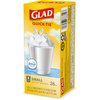 Glad Trash Bags, Small Garbage Bags - OdorShield 4 Gallon White Trash Bag, Gain Fresh Scent with Febreze - 26 Count (Pack of 6)